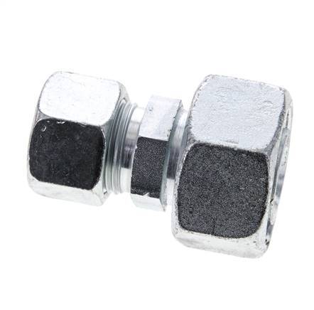 20S & 30S Zink plated Steel Straight Cutting Fitting with Swivel 400 bar ISO 8434-1