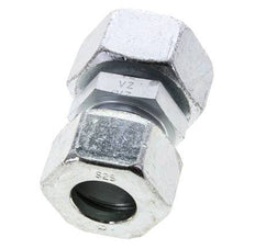 25S & 30S Zink plated Steel Straight Cutting Fitting with Swivel 400 bar ISO 8434-1
