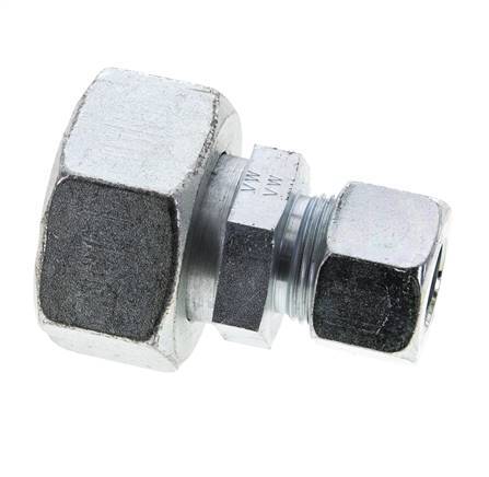 20S & 38S Zink plated Steel Straight Cutting Fitting with Swivel 315 bar ISO 8434-1