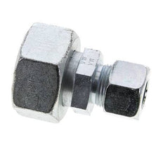 20S & 38S Zink plated Steel Straight Cutting Fitting with Swivel 315 bar ISO 8434-1