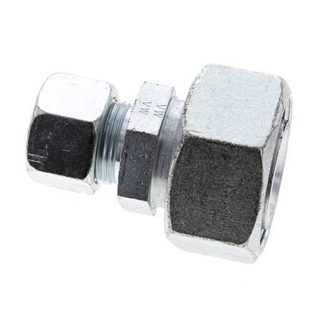 20S & 38S Zink plated Steel Straight Cutting Fitting with Swivel 315 bar ISO 8434-1