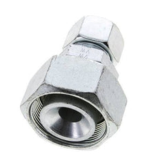 20S & 38S Zink plated Steel Straight Cutting Fitting with Swivel 315 bar ISO 8434-1