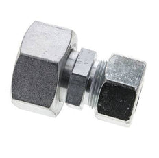 25S & 38S Zink plated Steel Straight Cutting Fitting with Swivel 315 bar ISO 8434-1