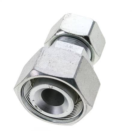 25S & 38S Zink plated Steel Straight Cutting Fitting with Swivel 315 bar ISO 8434-1