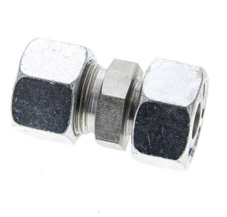 16S & 18L Zink plated Steel Straight Cutting Fitting with Swivel 315 bar ISO 8434-1