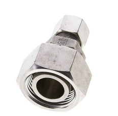 10L & 22L Stainless Steel Straight Cutting Fitting with Swivel 160 bar ISO 8434-1
