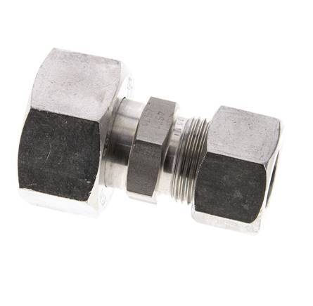 15L & 22L Stainless Steel Straight Cutting Fitting with Swivel 160 bar ISO 8434-1