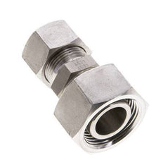 15L & 22L Stainless Steel Straight Cutting Fitting with Swivel 160 bar ISO 8434-1