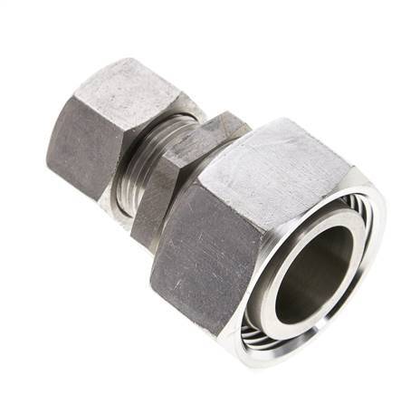 15L & 28L Stainless Steel Straight Cutting Fitting with Swivel 160 bar ISO 8434-1
