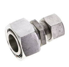 15L & 28L Stainless Steel Straight Cutting Fitting with Swivel 160 bar ISO 8434-1