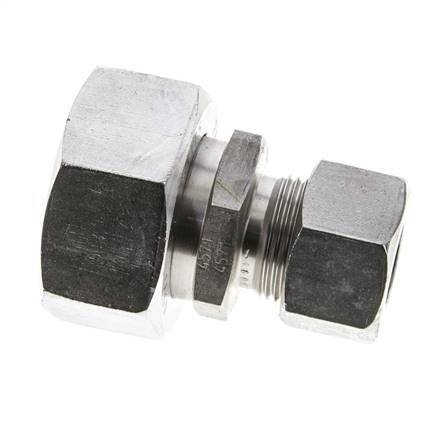 15L & 28L Stainless Steel Straight Cutting Fitting with Swivel 160 bar ISO 8434-1
