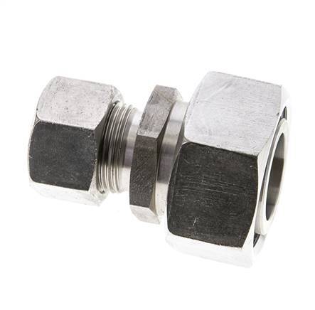 15L & 28L Stainless Steel Straight Cutting Fitting with Swivel 160 bar ISO 8434-1