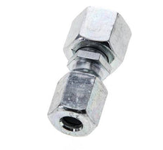 6L & 8L Zink plated Steel Straight Cutting Fitting with Swivel 315 bar NBR O-ring Sealing Cone ISO 8434-1 [2 Pieces]