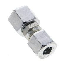 8L & 10L Zink plated Steel Straight Cutting Fitting with Swivel 315 bar NBR O-ring Sealing Cone ISO 8434-1 [2 Pieces]