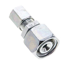 6L & 12L Zink plated Steel Straight Cutting Fitting with Swivel 315 bar NBR O-ring Sealing Cone ISO 8434-1 [2 Pieces]