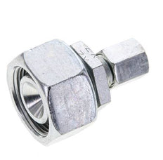 Racor de corte recto de acero galvanizado de 6L y 18L con rótula de 315 bar Cono de sellado con junta tórica de NBR ISO 8434-1