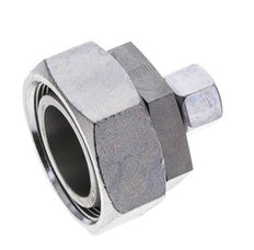12L & 42L Zink plated Steel Straight Cutting Fitting with Swivel 160 bar NBR O-ring Sealing Cone ISO 8434-1