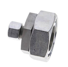 12L & 42L Zink plated Steel Straight Cutting Fitting with Swivel 160 bar NBR O-ring Sealing Cone ISO 8434-1