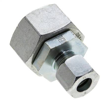 14S & 30S Zink plated Steel Straight Cutting Fitting with Swivel 400 bar NBR O-ring Sealing Cone ISO 8434-1