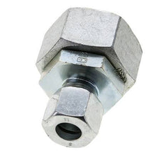 14S & 30S Zink plated Steel Straight Cutting Fitting with Swivel 400 bar NBR O-ring Sealing Cone ISO 8434-1