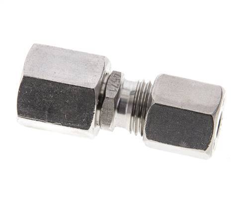 6S & 8S Stainless Steel Straight Cutting Fitting with Swivel 630 bar FKM O-ring Sealing Cone ISO 8434-1