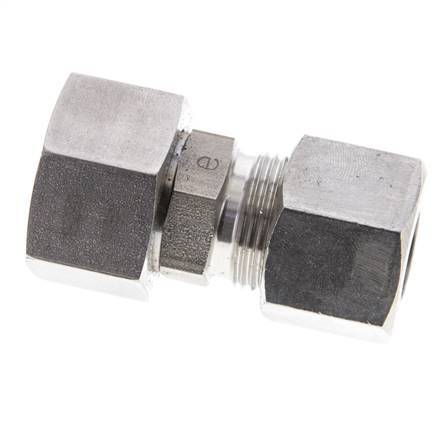 14S & 16S Stainless Steel Straight Cutting Fitting with Swivel 400 bar FKM O-ring Sealing Cone ISO 8434-1