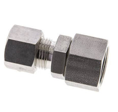 10S & 14S Stainless Steel Straight Compression Fitting with Swivel 400 bar FKM O-ring Sealing Cone ISO 8434-1
