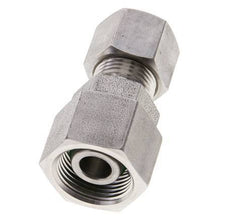 10S & 14S Stainless Steel Straight Compression Fitting with Swivel 400 bar FKM O-ring Sealing Cone ISO 8434-1