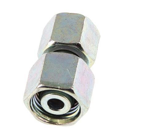 8L y 10L Acero zincado Recto con rótula 315 bar Junta tórica de NBR Cono de estanqueidad ISO 8434-1