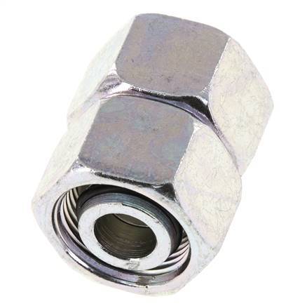 15L Acero Zincado Recto con Rótula 315 bar Junta tórica de NBR Cono de estanquidad ISO 8434-1