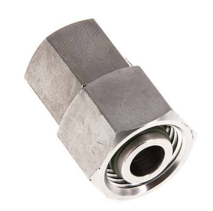10L y 12L Acero Inoxidable Recto con Giro 315 bar Junta tórica de FKM Cono de sellado ISO 8434-1