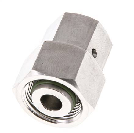 12L y 15L Acero Inoxidable Recto con Giro 315 bar Junta tórica de FKM Cono de sellado ISO 8434-1