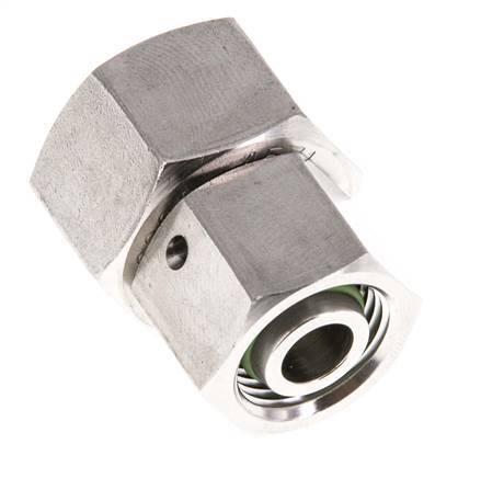 12L y 15L Acero Inoxidable Recto con Giro 315 bar Junta tórica de FKM Cono de sellado ISO 8434-1
