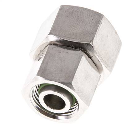 12L y 15L Acero Inoxidable Recto con Giro 315 bar Junta tórica de FKM Cono de sellado ISO 8434-1