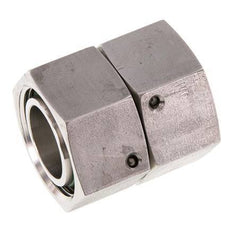 28L Acero inoxidable Recto con Rótula 160 bar FKM Junta tórica Cono de cierre ISO 8434-1