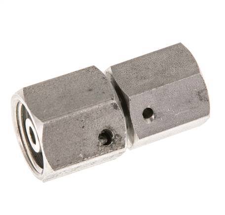 6S y 8S Acero inoxidable recto con rótula 630 bar Junta tórica de FKM Cono de cierre ISO 8434-1