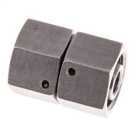 14S Acero inoxidable Recto con Rótula 630 bar FKM Junta tórica Cono de estanqueidad ISO 8434-1