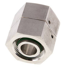 25S Acero inoxidable Recto con Rótula 400 bar FKM Junta tórica Cono de estanqueidad ISO 8434-1