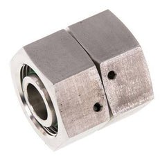 25S Acero inoxidable Recto con Rótula 400 bar FKM Junta tórica Cono de estanqueidad ISO 8434-1