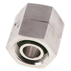 25S Acero inoxidable Recto con Rótula 400 bar FKM Junta tórica Cono de estanqueidad ISO 8434-1