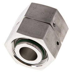 30S Acero inoxidable Recto con Rótula 400 bar FKM Junta tórica Cono de estanqueidad ISO 8434-1
