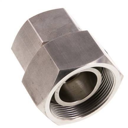 30S y 38S Acero inoxidable recto con rótula 315 bar Junta tórica de FKM Cono de cierre ISO 8434-1
