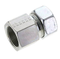 28L & M33x2 Zink plated Steel Straight Cutting Fitting with Female Threads 160 bar ISO 8434-1