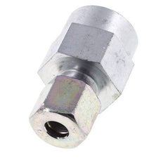8S & G1/2'' Racor recto de acero zincado con rosca hembra para manómetros 630 bar ISO 8434-1