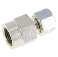 10S y G1/2'' Racor recto de acero galvanizado con rosca hembra para manómetros 630 bar ISO 8434-1
