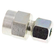 10S y G1/2'' Racor recto de acero galvanizado con rosca hembra para manómetros 630 bar ISO 8434-1