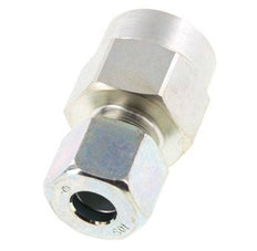 10S y G1/2'' Racor recto de acero galvanizado con rosca hembra para manómetros 630 bar ISO 8434-1