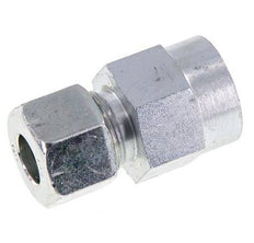 12S & G1/2'' Racor recto de acero zincado con rosca hembra para manómetros 630 bar ISO 8434-1