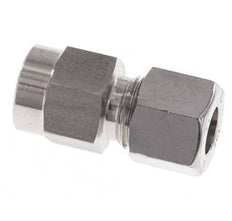 Accesorio de corte recto de acero inoxidable 10L y G1/4'' con rosca hembra para manómetros de 315 bar ISO 8434-1