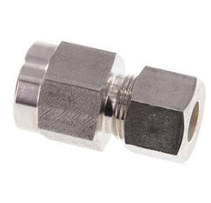 Racor de compresión recto de acero inoxidable 12S y G1/2'' con rosca hembra para manómetros 400 bar ISO 8434-1